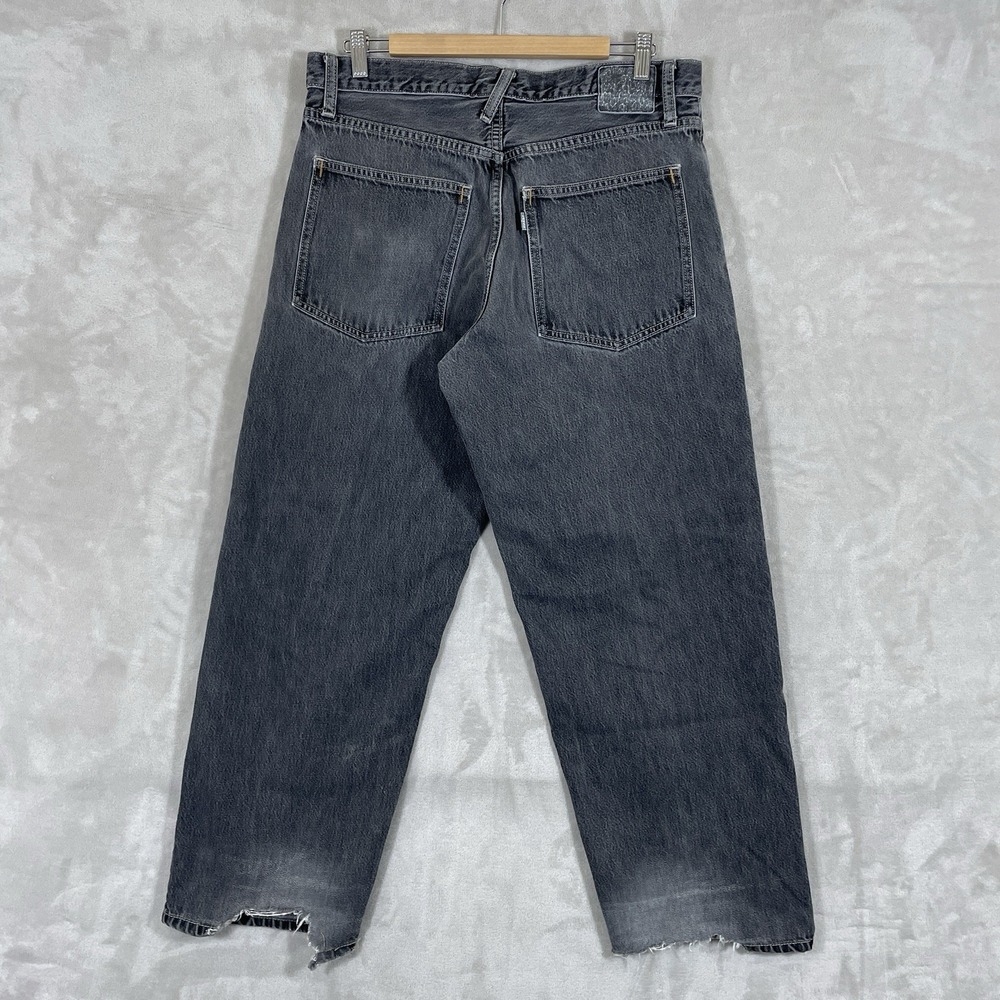 Y2K Levis Silvertab Jeans Mens 34x30 Baggy Vtg Black Gray Faded Distressed Skate